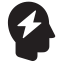 Brainpower Icon, brainpower,head,intelligence