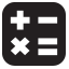 Math Symbols Icon, math,symbols,operations