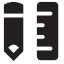 Supplies Icon, supplies,education,tools