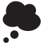 Thought - Bubble Icon, learning,thinking,thought - bubble