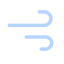 Light Wind Icon, breeze,wind