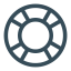 Lifesaver Icon, lifebuoy,lifesaver,safety