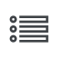 List Icon, list,items,dots