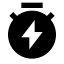 Timer Flash Fill Icon, flash,timer