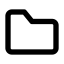 Folder Outline Icon, directory,folder