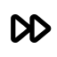 Rewind Right Outline Icon, rewind,right