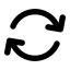 Sync Outline Icon, arrows,sync,synchronization