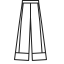 Wide - Leg Pants Icon, wide - leg pants,trousers