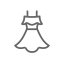 Camisole Dress Icon, camisole dress,dress,sleeveless
