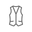 Vest Icon, outerwear,sleeveless,vest