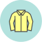 Button - Up Shirt Icon, button - up shirt,top