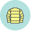 Striped Sweater Icon, striped sweater,top