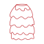 Cake Skirt Icon, cake,skirt