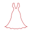 Evening Gown Icon, evening,gown