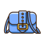 Blue Handbag Icon, bag,handbag