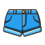 Blue Shorts Icon, shorts,summer wear