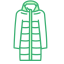 Down Jacket Icon, down jacket,outerwear,warm wear