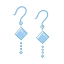 Blue Diamond Earrings Icon, earrings,jewelry