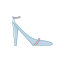 Blue High - Heeled Shoes Icon, high heels,shoes