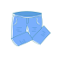 Blue Shorts Icon, shorts,bottom wear