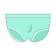 Light Green Briefs Icon, briefs,undergarment