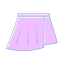 Light Purple Skirt Icon, skirt,bottom wear