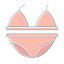 Pink Bra and Panties Set Icon, bra,lingerie,panties