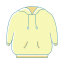 Yellow Hoodie Icon, casual wear,hoodie