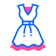 Dress 1 Icon, dress,decorative
