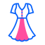 Dress Icon, dress,pink skirt