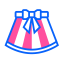 Skirt Icon, bow,skirt