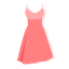 Pink Camisole Dress Icon, camisole,dress,pink