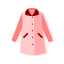 Pink Coat Icon, coat,outerwear,pink