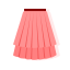 Pink Pleated Midi Skirt Icon, midi skirt,pleated,skirt