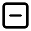 Minus Square Icon, minus,square