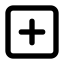 Plus Square Icon, plus,square