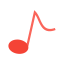 Music Note II Icon, audio,music,music note