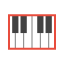 Piano Keyboard Icon, instrument,music,piano keyboard