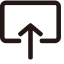 Upload 2 Icon, arrow,square,upload