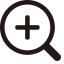 Zoom In Icon, magnifier,plus,zoom in