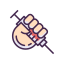 Addiction Icon, addiction,hand,syringe