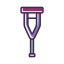 Crutches Icon, crutches,mobility,injury
