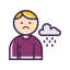 Depression Icon, depression,mental health,emotion