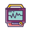 ECG Monitor Icon, ECG monitor,cardiac,monitoring