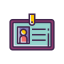 ID Card Icon, ID card,identification,medical