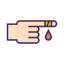Injury Icon, bleeding,hand,injury