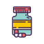 Pill Bottle Icon, medication,pharmacy,pill bottle