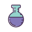 Round Bottom Flask Icon, chemistry,laboratory,round bottom flask