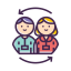 Shift Rotation Icon, rotation,shift,work
