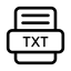 TXT Icon, TXT,text